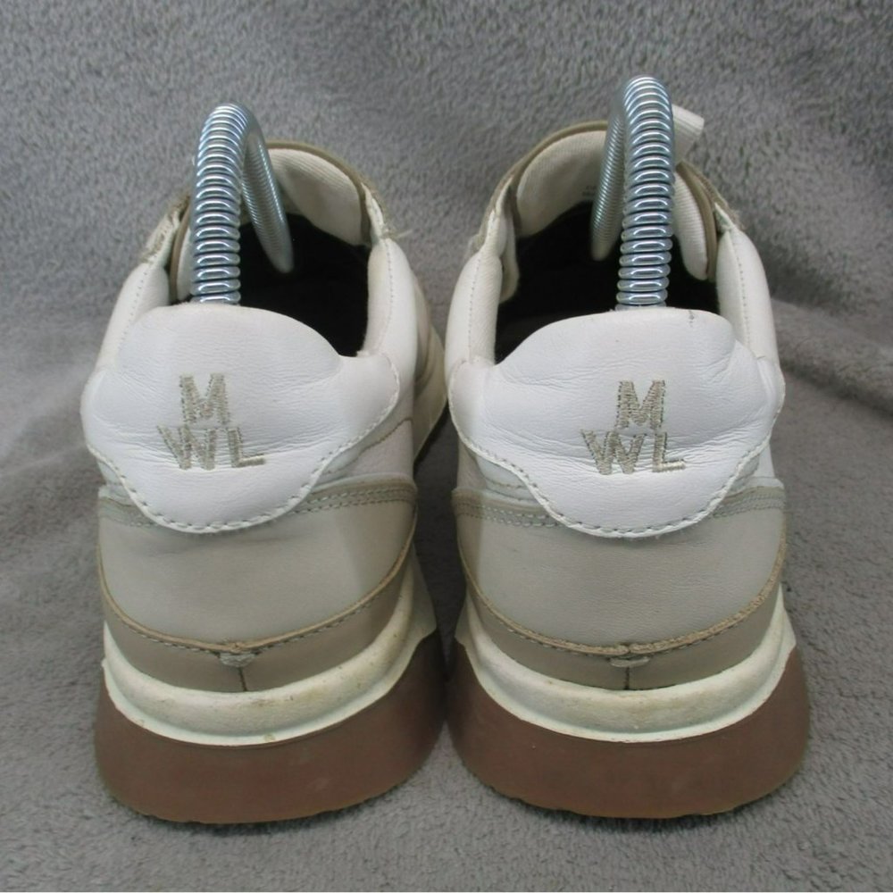 Madewell Shoes Womens Size 7.5 Tan Lace Up Kickoff Trainer Sneakers - Picture 7 of 12